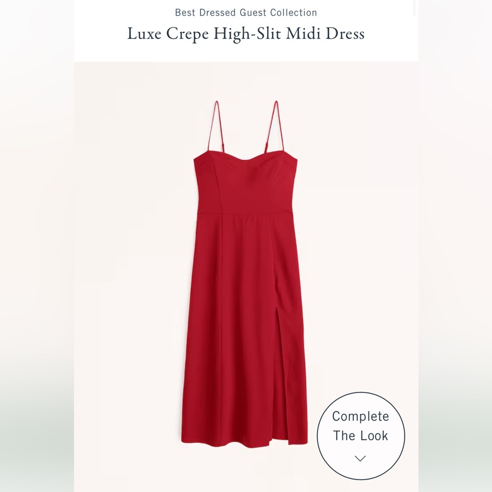 Abercrombie high-slit midi dress
